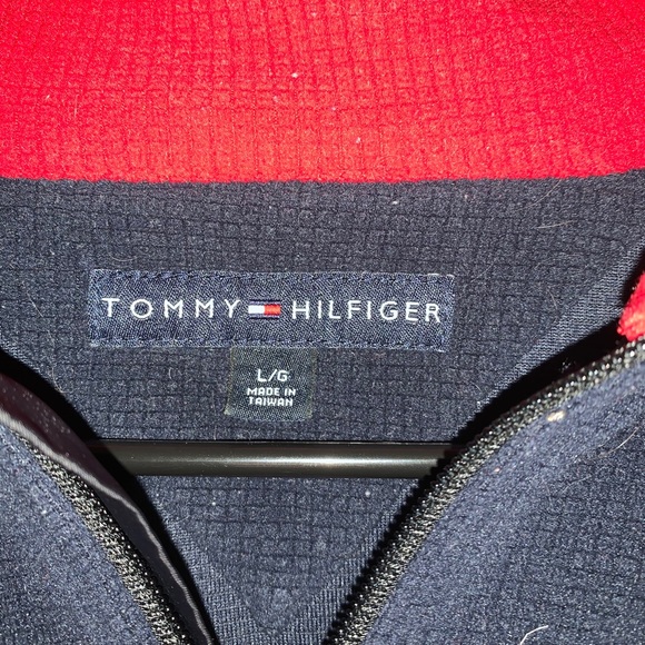 Tommy Hilfiger Half Zip Long Sleeve Shirt - Picture 2 of 3